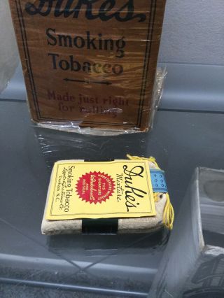Vintage Cloth Duke ' s Mixture Smoking Tobacco Sack Bag 1900’s Collectible 3