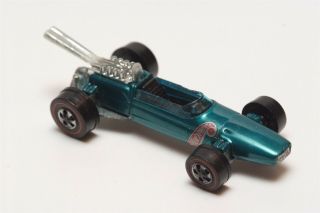 B05 Vintage Mattel Hot Wheels Redline 1969 Aqua Brabham Repco 2