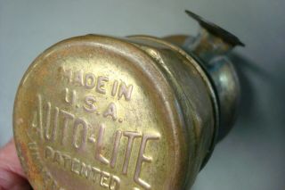 Vintage Miners Light Auto - Lite Carbide Light Universal Lamp Co.  Brass Lantern