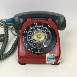 Vintage Automatic Electric Monophone Rotary Dial Telephone