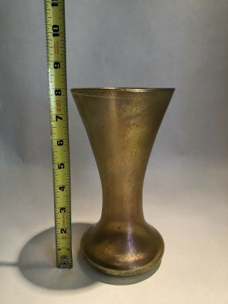 Antique Tiffany Studios LCT / Quezal Favrile Glass Vase - Polished Pontil 2