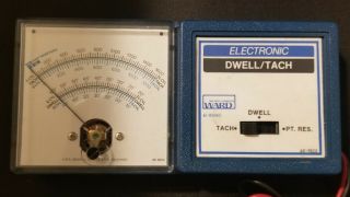 Vintage Montgomery Ward Electronic Dwell/tach/volt/amp/ohm Meter Mechanics Tool