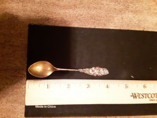 Sioux City Ia Tiny Sterling Souvenir Spoon Not Scrap Or Junk,  Vintage