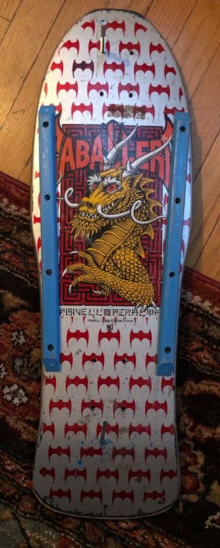 Bats And Dragon Powell Peralta Skateboard Deck Vintage - 1987