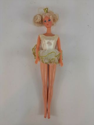 Vintage 1966 Mattel Barbie Doll Ballerina Dancer w/ Leotard & Crown 2