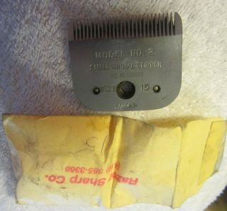 Oster Model 2 Size 15 Main Head Hair Clipper Small Animal Grooming,  Vintage