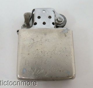 Vintage Zippo Lighter Named Pat No.  2032695 1937 - C.  1950