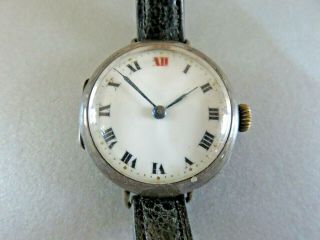 Antique Vintage Silver Rolex Wrist Watch Mens Trench ?