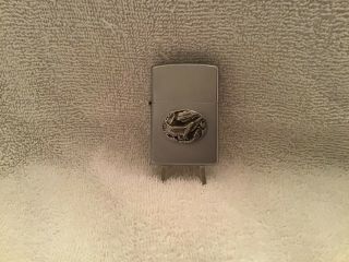 Vintage 2007 Brushed Chrome Zippo Lighter With Eagle