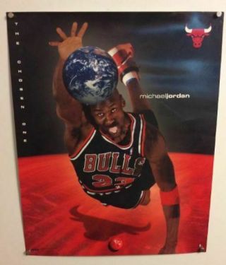 Vintage Michael Jordan The Chosen One Poster / 16 X 20