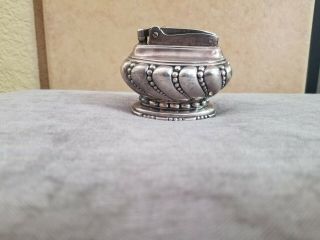 Antique Ronson Table Lighter Silver Plated