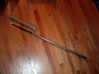 [s814] Japanese Samurai Sword: Mumei Yari Spear In Shirasaya