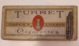 Empty " Turret Cigarettes - Ogden 