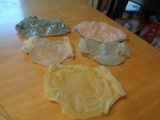5 Pair Vintage Doll Or Baby?? Rubber Pants 1