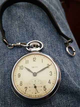 Vintage Smiths Pocket Watch Made In Gt Britain 2