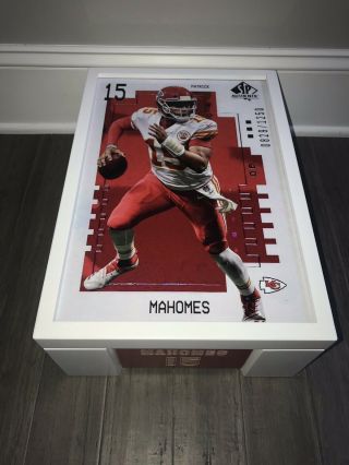Patrick Mahomes Custom Sp Authentic Card Storage Case For Graded Slabs Bgs/psa