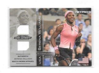 2003 Serena Williams Netpro Court Authentic Match Worn Apparel 2d Wimb