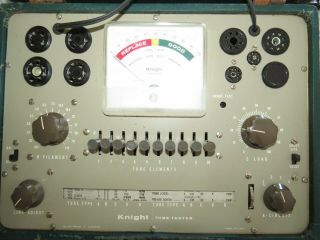 Vintage Allied Knight 600a Tube Tester
