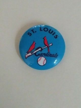 Vintage 1960s St.  Louis Cardinals Premium Sales Pinback Pin