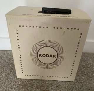 Vintage Kodak Carousel 800 Projector With Lens Power Cord And Box