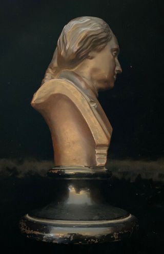1876 Antique Terra Cotta Bust Of George Washington By Uffrecht 2