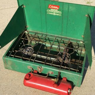 Coleman Two Burner Gas Stove Cooking Outdoor Grill 413g