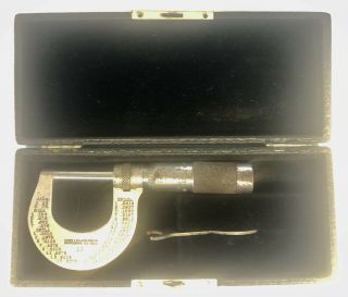 Vintage L.  S.  Starrett Co.  Micrometer No.  230 - F W/original Starage Case