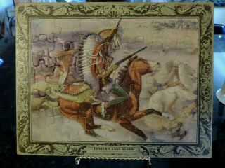 Vintage Jaymar Specialty Frame Tray Puzzle Custer 