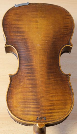 Old Violin 4/4 Geige Viola Cello Fiddle Stamped Hopf 1309