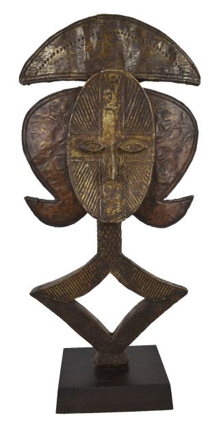 Kota Mahongwe Reliquary Figure Custom Stand Gabon African Art