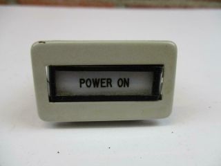 Vintage Roto Tellite Power On Light Indicator 101 - 1526 - 1 1963 2