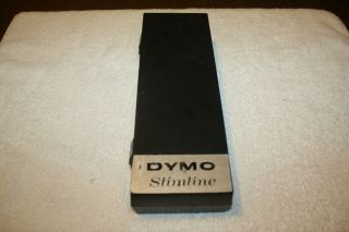 Vintage 1969 Dymo 1470 Slimline Tapewriter Label Maker 1/2 " Tape