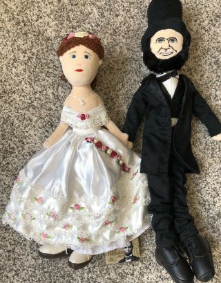 Abraham Lincoln Mary Todd Vintage Dolls Presidential Library And Museum