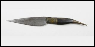 Antique Dated 1829 Seville Navaja Folding Knife Spanish 18.  5 Inches Look Great