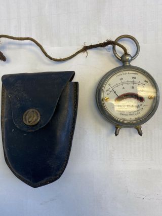 Vintage Volt Ammeter Dead Beat Roberts Tool W Case