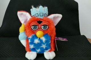 Vintage 1999 Statue Of Liberty Furby Special Limited Collector W Box