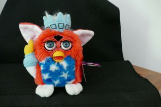 Vintage 1999 Statue of Liberty Furby Special Limited Collector w Box 2
