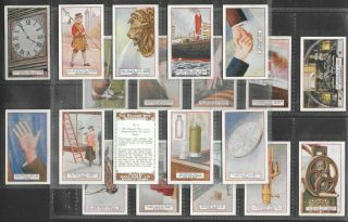 Gallaher 1924 Interesting (knowledge) Full 100 Card Set  The Reason Why
