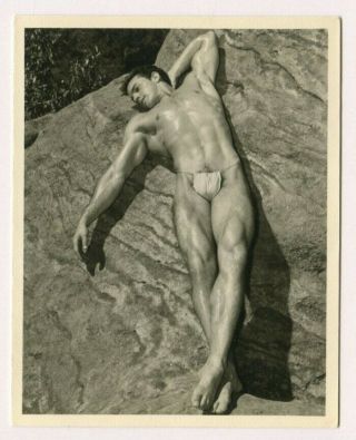 Nude Male Beefcake Photo 1940 Western Photography Guild Gay Physique
