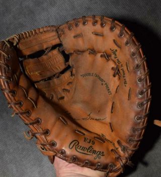 Vtg.  Rawlings Fj Baseball Glove - Gene Tenace Autograph Model Oakland/san Diego
