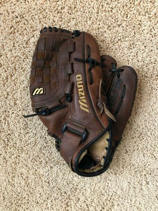 Mizuno Mvt1251vintage Leather Professional Baseball Glove 12.  5 Lht Left Handed