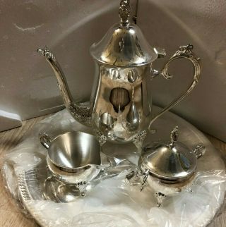 Vintage International Silver Plated Tea/coffee Set Nos
