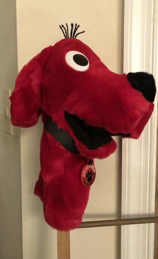 Vintage Dakin Clifford The Big Red Dog Plush Hand Puppet 11 "