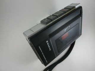 Vintage Sanyo M1001 Portable Cassette Tape Recorder Great