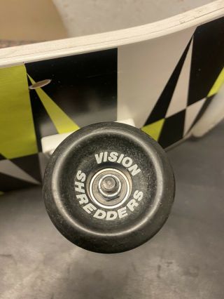 1985 Vision Shredder 10 Concave Not A Reissue Factory Built Skateboard Vintage 3