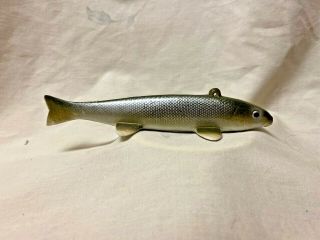 Vintage Ice King Bear Creek Michigan Sucker Fish Decoy