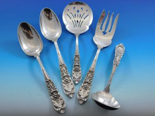 Richelieu By International Sterling Silver Essential Serving Set Large 5 - Piece