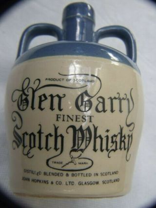 Vintage Glen Garry Finest Scotch Whisky Blue Top Bottle Collectables