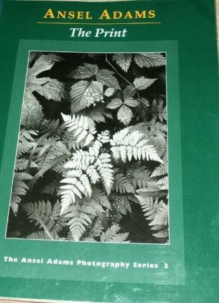 Vintage Ansel Adams " The Print " And " The Camera " Photography.  1 - 3 In The Series
