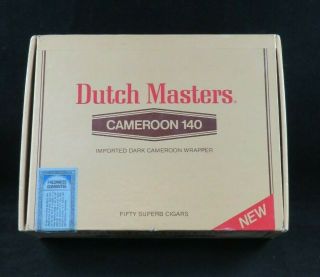 Vintage Dutch Masters Cigar Box,  Cameroon 140